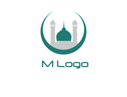 mosque inside the circle swoosh logo