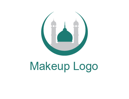 mosque inside the circle swoosh logo