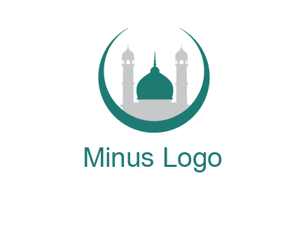 mosque inside the circle swoosh logo