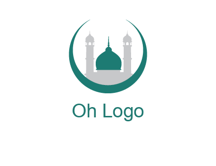 mosque inside the circle swoosh logo