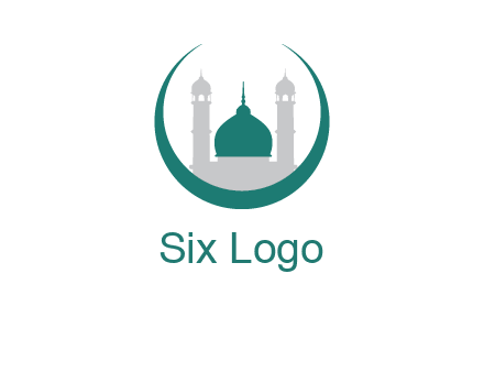 mosque inside the circle swoosh logo