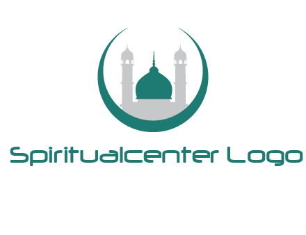 mosque inside the circle swoosh logo