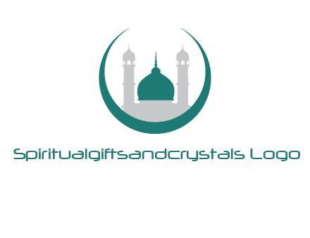 mosque inside the circle swoosh logo