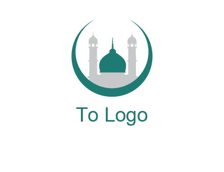 mosque inside the circle swoosh logo