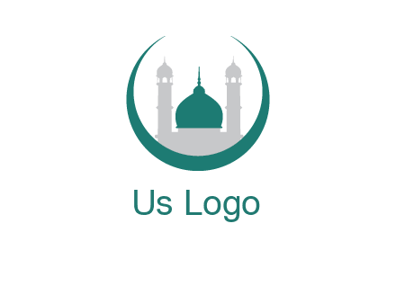 mosque inside the circle swoosh logo