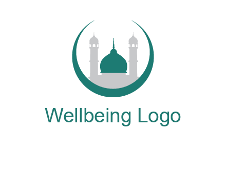 mosque inside the circle swoosh logo