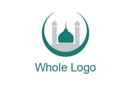 mosque inside the circle swoosh logo