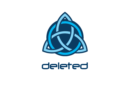 abstract trinity symbol