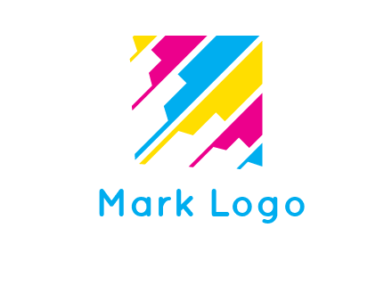 abstract square logo