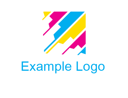 abstract square logo