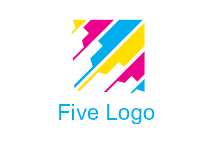 abstract square logo