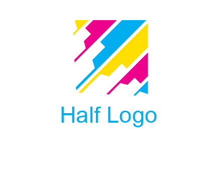 abstract square logo