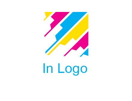 abstract square logo