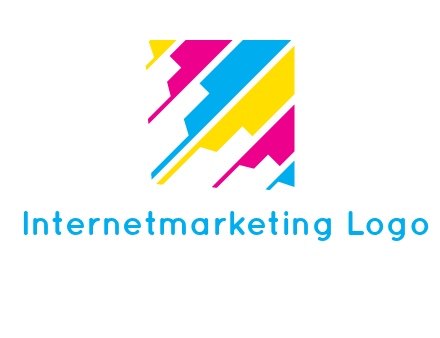 abstract square logo