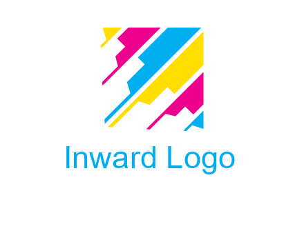 abstract square logo