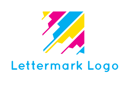 abstract square logo