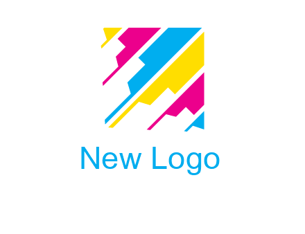 abstract square logo