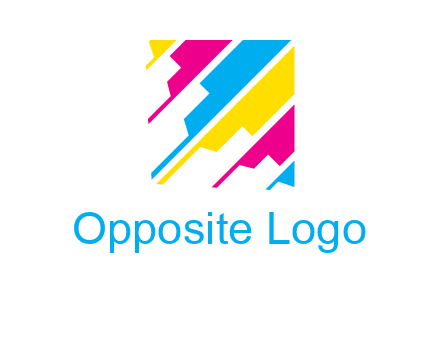 abstract square logo