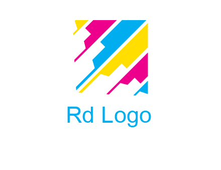 abstract square logo