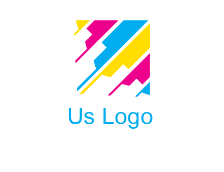 abstract square logo