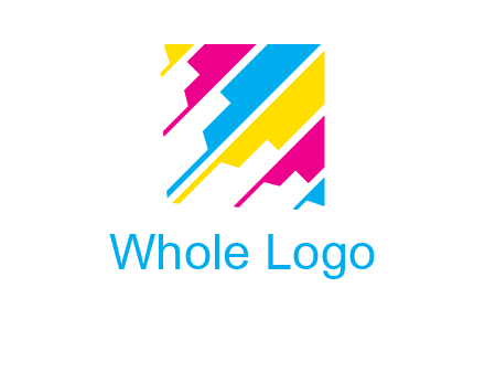 abstract square logo
