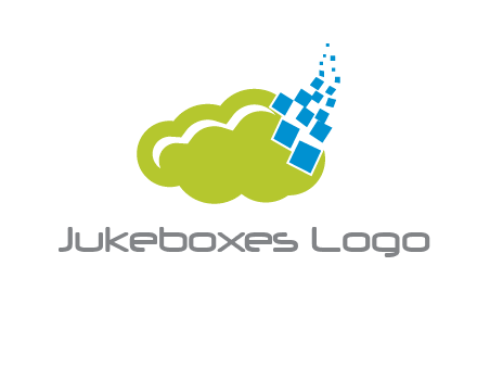 cloud squares  information technology logo