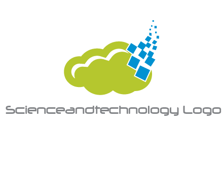 cloud squares  information technology logo