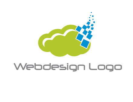 cloud squares  information technology logo