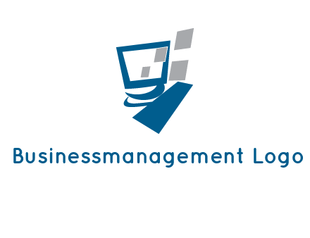 pixelation is coming out of computer's monitor icon