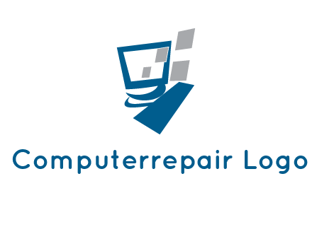 pixelation is coming out of computer's monitor icon