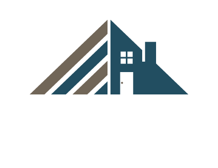abstract house logo