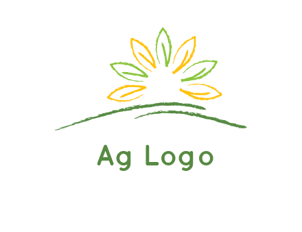 abstract leaf icon