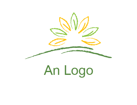 abstract leaf icon