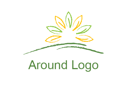 abstract leaf icon