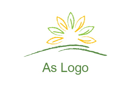 abstract leaf icon