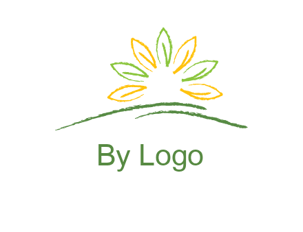 abstract leaf icon