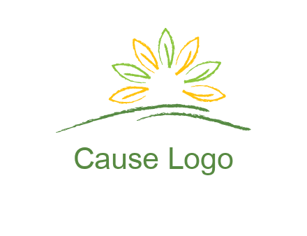 abstract leaf icon