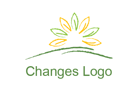 abstract leaf icon