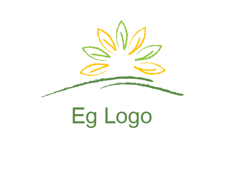 abstract leaf icon