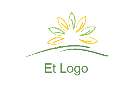 abstract leaf icon