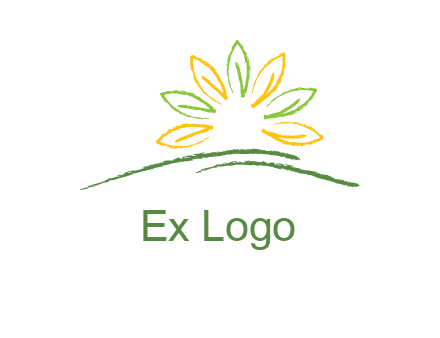 abstract leaf icon