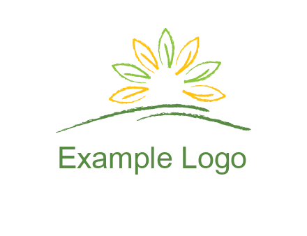 abstract leaf icon