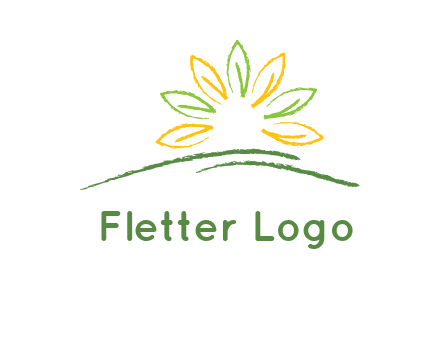 abstract leaf icon