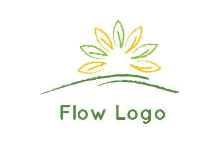 abstract leaf icon
