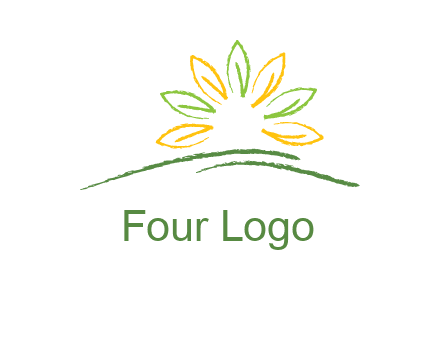abstract leaf icon