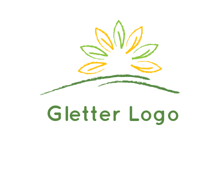 abstract leaf icon