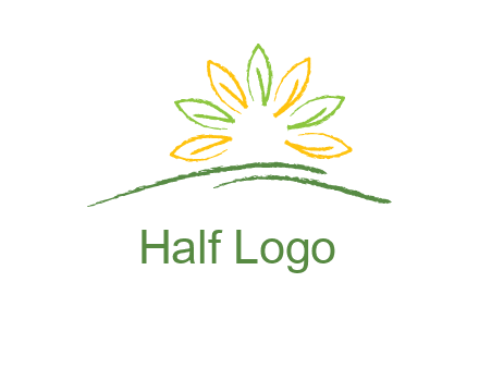 abstract leaf icon