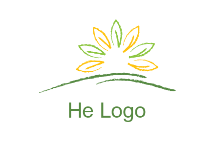 abstract leaf icon