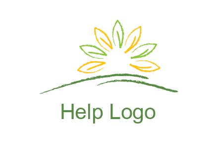 abstract leaf icon