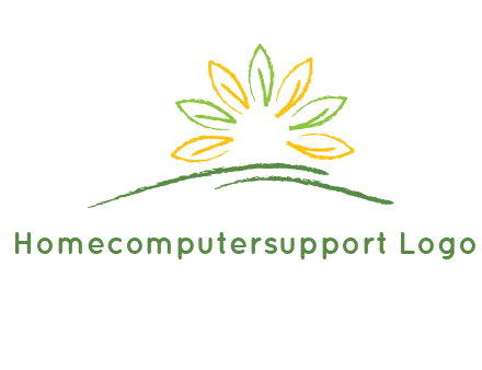 abstract leaf icon